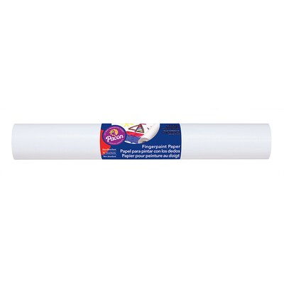 Art Street® Fingerpaint Paper, 16" x 100', White, 2 Rolls (PAC5318-2)