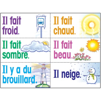 Poster Pals® French Multi-Purpose Card Set, 36 Poster Cards (PSZP135)