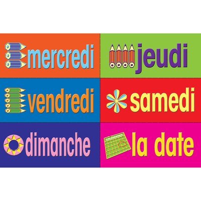 Poster Pals French Multi-Purpose Flash Card Set, 36/Set (PSZP135)