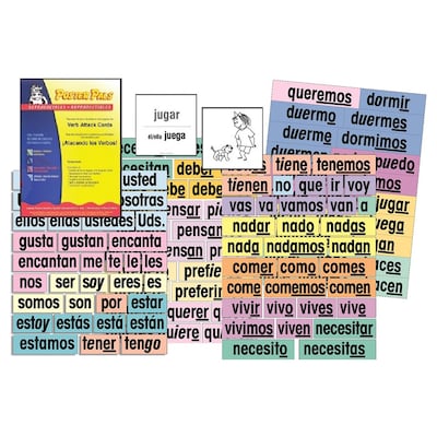 Poster Pals® Verb Attack: Spanish Card Set, 156 Cards (PSZP255)