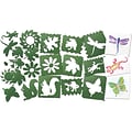 Roylco Nature Stencils, Green, 2 Packs (R-5615-2)