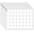 TREND Graphing Grid (Large Squares) Wipe-Off Chart, 17 x 22, Pack of 6 (T-27306-6)