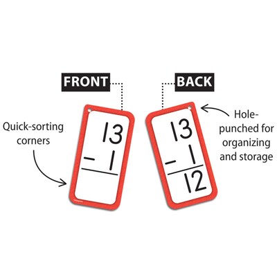 Edupress™ Subtraction: All Facts 0-12 Flash Cards, 170 Cards (TCR62028)