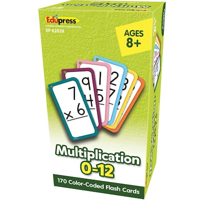 Edupress™ Multiplication: All Facts 0-12 Flash Cards, 170 Cards (TCR62029)