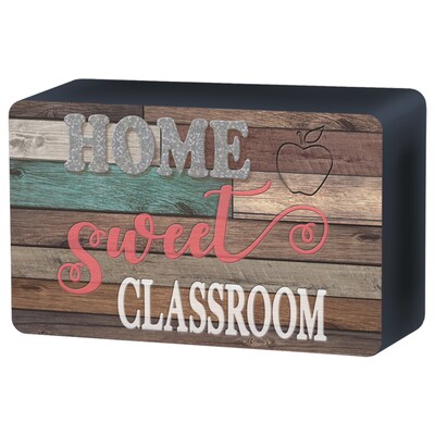 Teacher Created Resources Dry Erase Magnetic Whiteboard Erasers, Home Sweet Classroom, Pack of 6 (TC