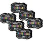 Teacher Created Resources® Dry Erase Magnetic Whiteboard Eraser, Chalkboard Brights, Pack of 6 (TCR77289-6)