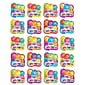 Teacher Created Resources Feliz Cumpleanos Stickers, 1", Multicolored, 120 Per Pack, 12 Packs (TCR8584-12)