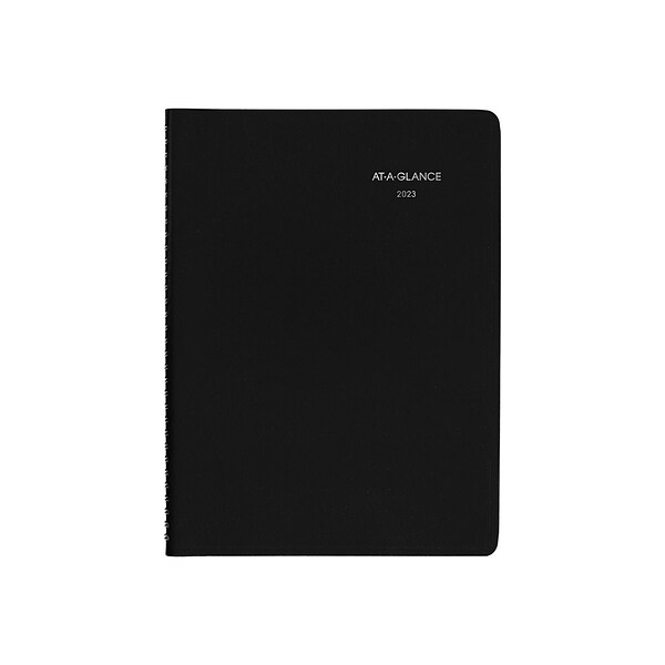2023 AT-A-GLANCE DayMinder 8 x 11 Weekly Appointment Book, Black (G520-00-23)