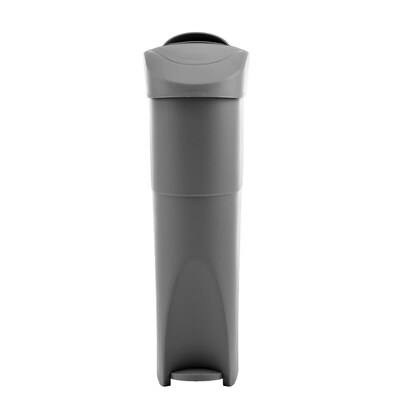 Alpine Industries Step-On Sanitary Napkin Receptacle, Compact Garbage Bin, 19 Qt, Gray