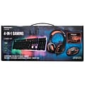 Soundlogic Xt Light Up 4-in-1 Gaming Kit, Black (GSC-4/1791)