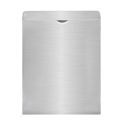 Alpine Industries Stainless Steel Wall-Mounted Sanitary Napkin Receptacle, 2 Pack (451-SSB-2PK)