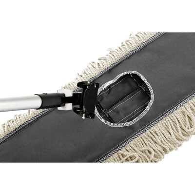 Alpine Industries 24 in. Cotton Dust Mop Set With Telescopic Handle 2 Pack
