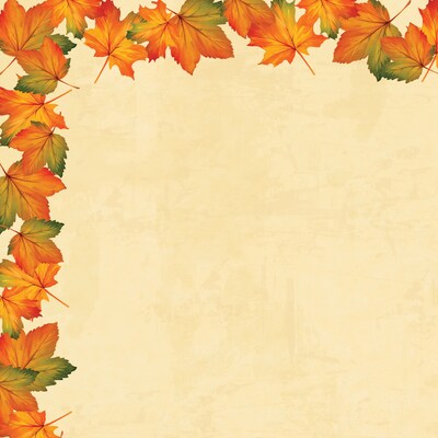 Great Papers® Holiday Stationery Painted Maple Leaves, 80/Count
