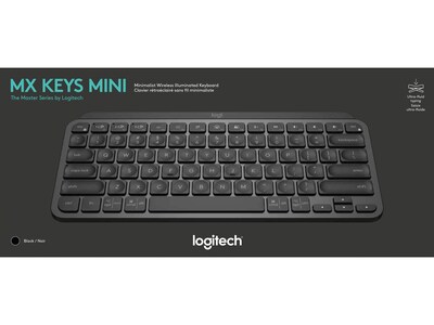 Logitech MX Keys Mini Wireless Ergonomic Keyboard, Black (920-010475)