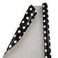 JAM Paper Gift Wrap, Polka Dot Wrapping Paper, 25 Sq. Ft, Black with White Polka Dots (2226416992)