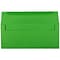 JAM Paper Gummed #10 Business Envelope, 4 1/8 x 9 1/2, Green Brite Hue, 50/Pack (15862I)