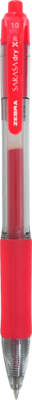 Zebra Sarasa Dry X20 Retractable Gel Pen, Bold Point, 1.0mm, Red Ink, Dozen (46630)