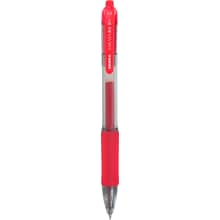 Zebra Sarasa Dry X20 Retractable Gel Pen, Fine Point, 0.5mm, Red Ink, Dozen (46730)