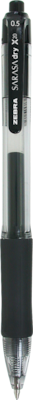 ZEBRA PEN 45610 Sarasa Dry X1 Retractable Gel Ink Pens, Medium Point 0.7mm,  Black Rapid Dry Ink, 12-Count