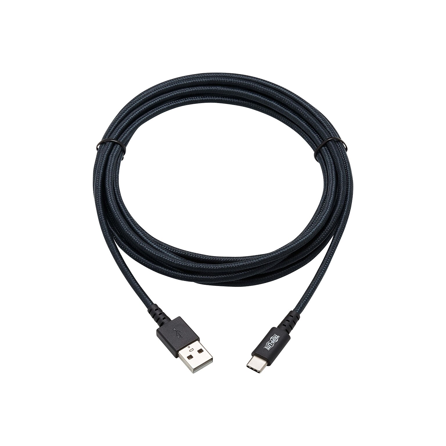 Tripp Lite 10 USB A to C Cable, Gray (U038-010-GY-MAX)