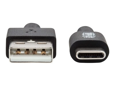 Tripp Lite 10' USB A to C Cable, Gray (U038-010-GY-MAX)