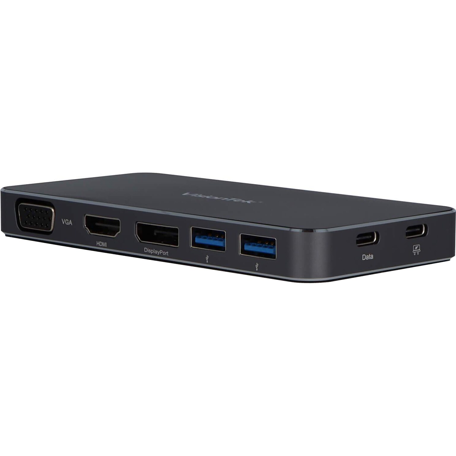 VisionTek VT200 Dual Monitor Docking Station for Windows/Mac/Chrome Laptops (901226)