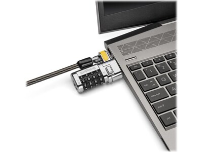 Kensington ClickSafe Combination Laptop Lock for Nano Security Slot, 6ft. (K68104WW)