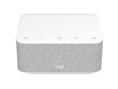 Logitech Logi Dock USB-C Docking Station + Speakerphone, White (986-000031)