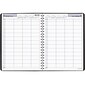 2023 AT-A-GLANCE DayMinder 8 x 11 Daily 4-Person Group Appointment Book, Black (G560-00-23)