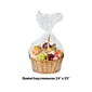 Creative Converting Basket Bag, 23.75" x 24.75", Clear, 12/Pack (DTC060304BAG)