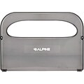 Alpine Industries Half-Fold Toilet Seat Cover Dispenser, Black
