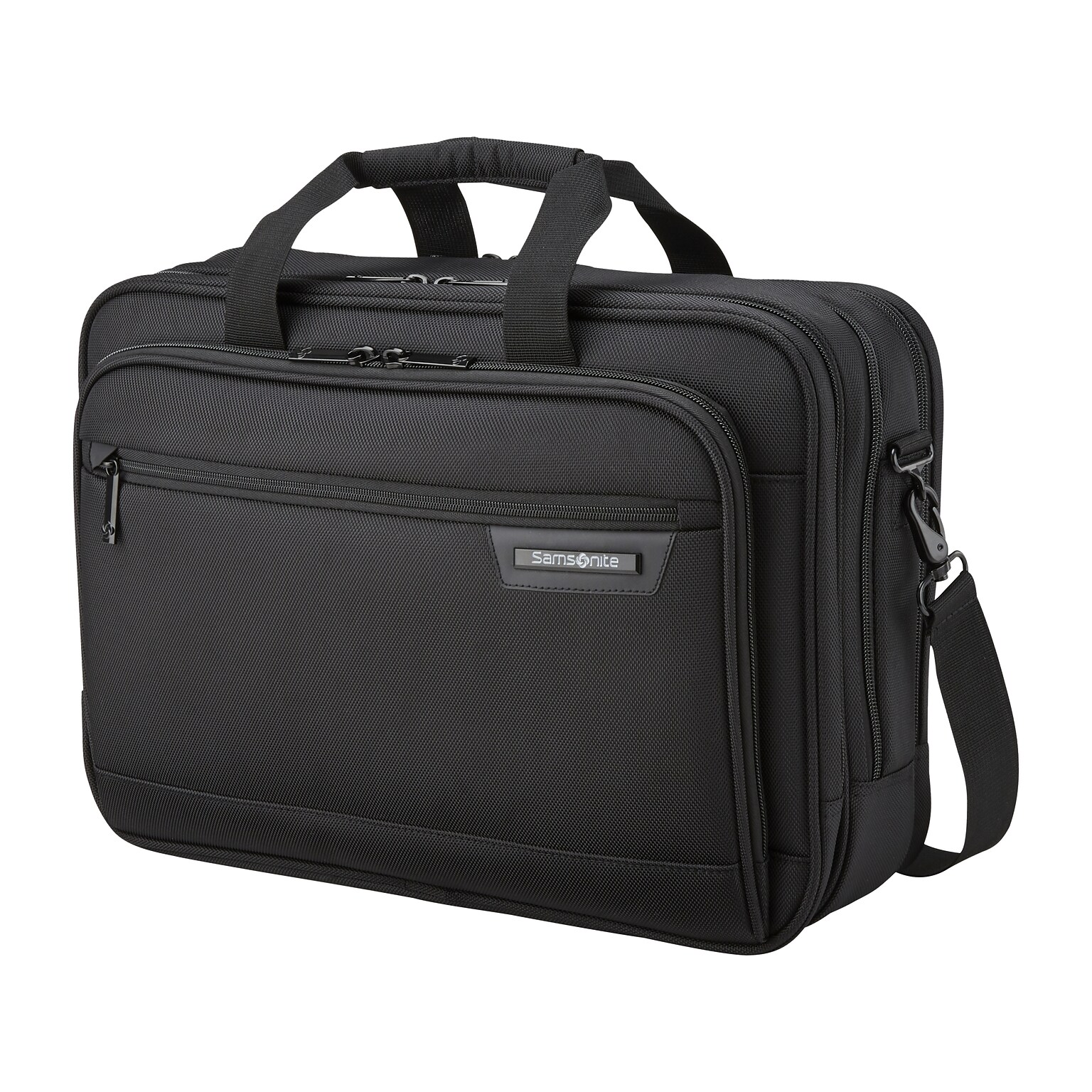 Samsonite Classic Business 2.0 Laptop Briefcase, Black Polyester (144294-1041)