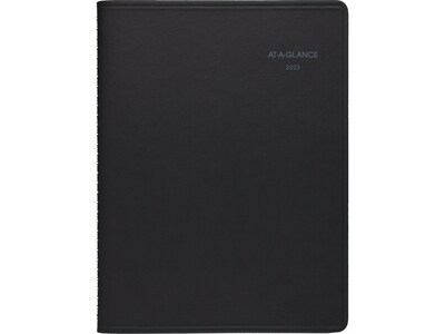 2023 AT-A-GLANCE QuickNotes 8.25 x 11 Weekly & Monthly Appointment Book, Black (76-950-05-23)