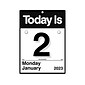 2023 AT-A-GLANCE Today Is 6.63 x 9.13 Daily Wall Calendar, Black/White (K1-00-23)