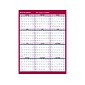 2023 AT-A-GLANCE 12 x 16 Yearly Wet-Erase Wall Calendar, Reversible, White/Red/Blue (PM330B-28-23)