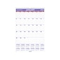 2023 AT-A-GLANCE 30" x 20" Monthly Wall Calendar, White/Purple/Red (PM4-28-23)