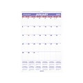 2023 AT-A-GLANCE 15.5 x 22.75 Monthly Wet-Erase Wall Calendar, White/Purple/Red (PMLM03-28-23)