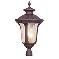 Livex Lighting 3-Light Outdoor Imperial Bronze Post Head Light (7664-58)