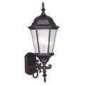 Livex Lighting 3-Light Bronze Outdoor Wall Lantern with Clear Water Glass (7561-07)