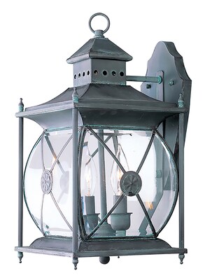 Livex Providence 2092-61 Outdoor Wall Lantern - 16.25H in. Charcoal