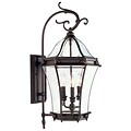 Livex Lighting 3-Light Bronze Outdoor Lantern (2623-07)