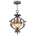 Livex Lighting 1-Light Palacial Bronze with Gilded Accents Pendant (8530-64)