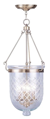 Livex Lighting 4-Light Antique Brass Pendant (5075-01)