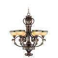 Livex Lighting 6-Light Palacial Bronze with Gilded Accents Chandelier (8526-64)