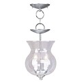 Livex Lighting 2-Light Brushed Nickel Semi-Flush Mount (4393-91)