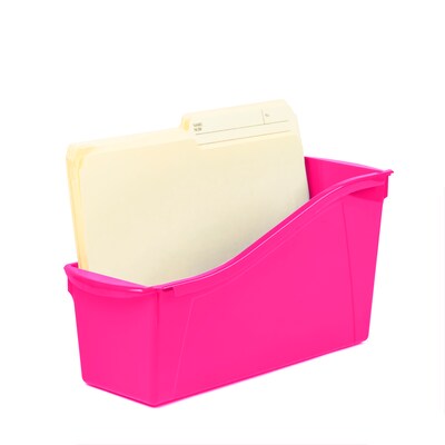 Storex Storage Bins, Assorted Colors, 5/Carton (70105U06C)