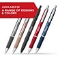 Sharpie S-Gel Retractable Crimson Metal Barrel Gel Pen, Medium Point, Black Ink, 4/Pack (2154604)