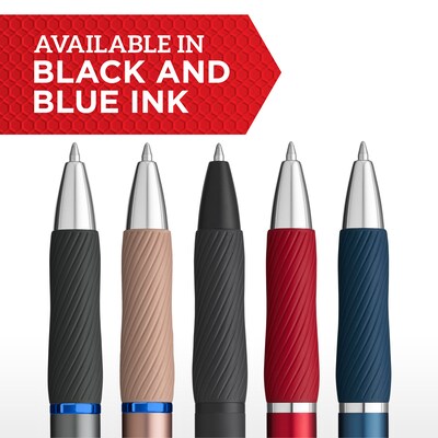 Sharpie S-Gel Retractable Matte Black Metal Barrel  Gel Pen, Medium Point, Black Ink, 4/Pack (2153578)