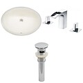 American Imaginations 19.75W Undermount Sink Set Biscuit (AI-13250)