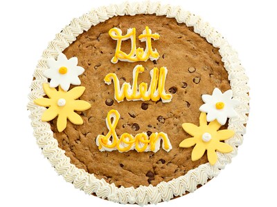 Mrs. Fields Cookie Get Well Soon Chocolate Chip Cookie Cake, (ST4672)